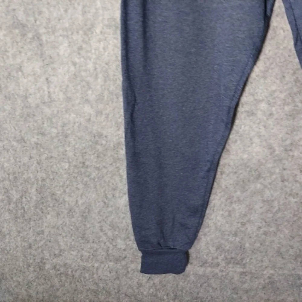 True‎ Religion Sweatpants Men L Blue Horseshoe Logo Streetwear Lounge Drawstring